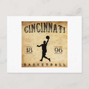 1896 Cincinnati Ohio Basketball Postkarte