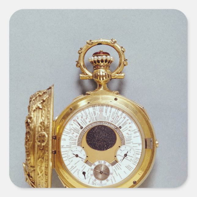 1897-1901 QUADRATISCHER AUFKLEBER (Vorderseite)