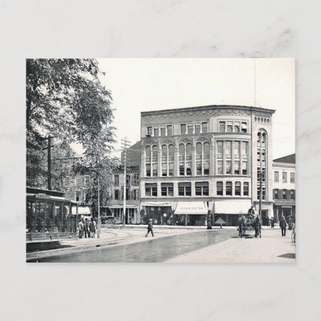 1897 Bennett Block Wilkes Barre Pa Postkarte (Vorderseite)