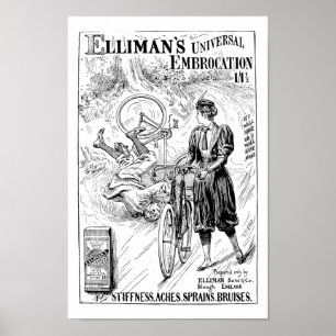 1897 Kleider - Fahrrad-Reitplakat Poster