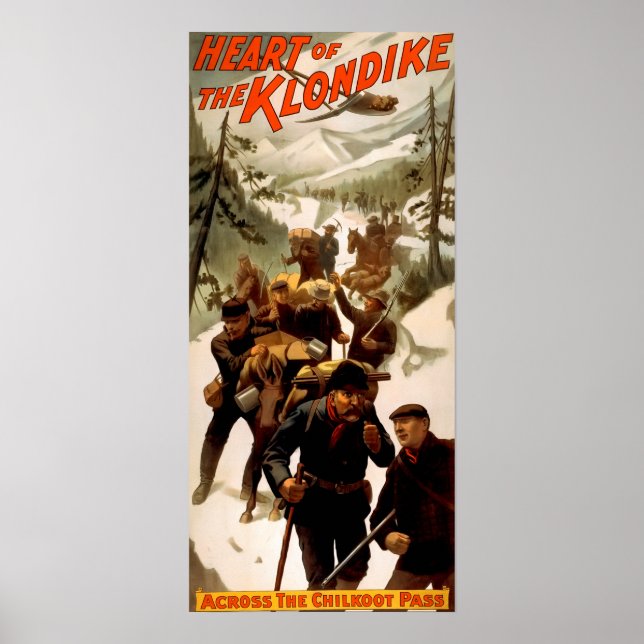 1897 KLONDIKE GOLD RUSH POSTER (Vorne)