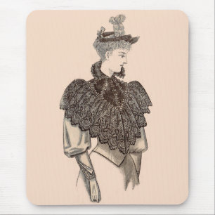 1897 Viktorianische Frau Mousepad