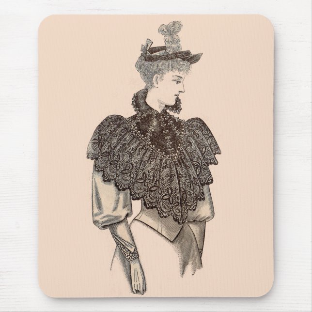 1897 Viktorianische Frau Mousepad (Vorne)