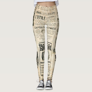 1897 Werbung in der französischen Zeitung Leggings