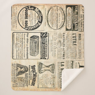 1897 Werbung in der französischen Zeitung Sherpadecke