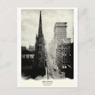 1898 Broadway New York City Postkarte