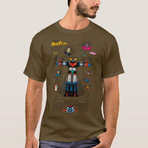 189b Grendizer DaVinci Farbe T-Shirt