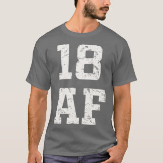 18 AF 18. Geburtstag 2000 Vintages Tagesgeschenk T-Shirt