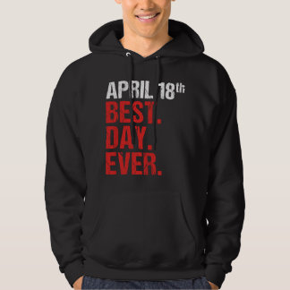 18. April-Jubiläums-Junggesellenabschied Hochzeit  Hoodie