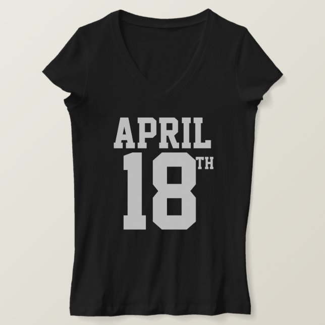 18. APRIL T - SHIRT (Design vorne)