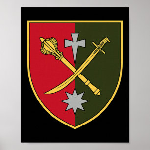 18. Armeekorps (Ukraine) Ukrainische Streitkräfte Poster