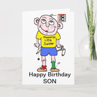 18. BIRTHDAY CARD MALE KARTE