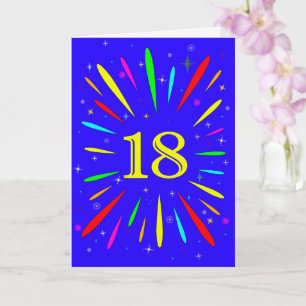 18. Birthday Explosion Card Karte