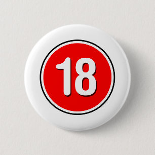 18 - Emo alternativer Schmutz-Rock-Punk Button