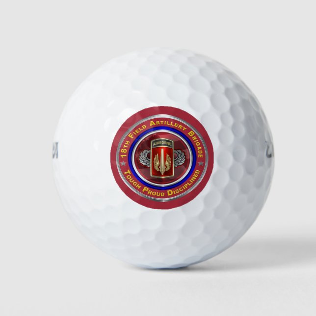 18. Feldartillerie Brigade-Im Flugzeug Golfball (Vorderseite)