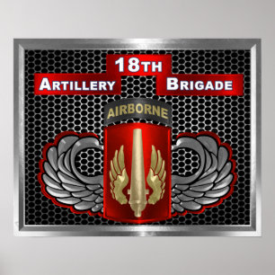 18. Feldartillerie Brigade-Im Flugzeug Poster