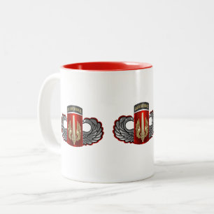 18. Feldartilleriebrigade Airborne Zweifarbige Tasse