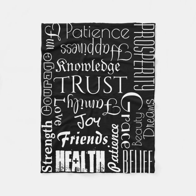 18 Fleece für Personalisierte Namen oder Wörter am (Vorderseite)