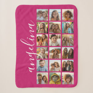 18 Fotocollage - Hintergrundfarbe kann bearbeitet Sherpadecke