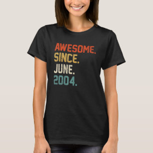 18. Geburtstag 18 Jahre alt Phantastisch seit Juni T-Shirt