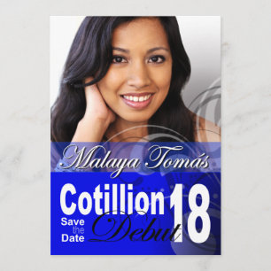 18. Geburtstag Cotillion Debut Save the Date Foto