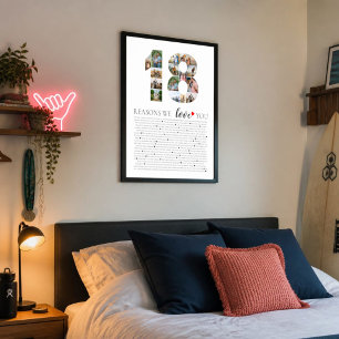18. Geburtstag Erwachsenen Gründe, warum wir Liebe Poster