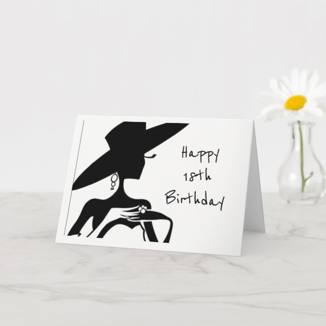 **18. GEBURTSTAG** FEIERN SIE!!!! Karte (Kleine Pflanze)