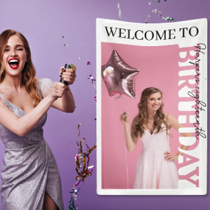 18. Geburtstag Foto College Party Banner