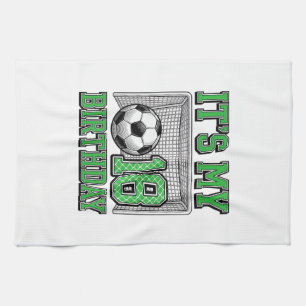 18. Geburtstag Fußball Vintage Geschirrtuch