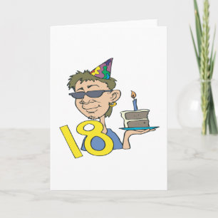 18. Geburtstag Karte