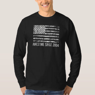 18. Geburtstag Vintage US-Flagge Phantastisch seit T-Shirt