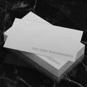 18 % Graukarten-Fotograf QR Code Business Card Visitenkarte