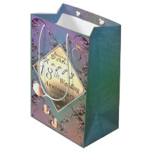 18. Hochzeitstag Acquamarine Farbe