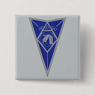 18. Im Flugzeug Recondo - Fort Bragg - Button
