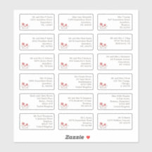 18 individuelle Anschrift Florals