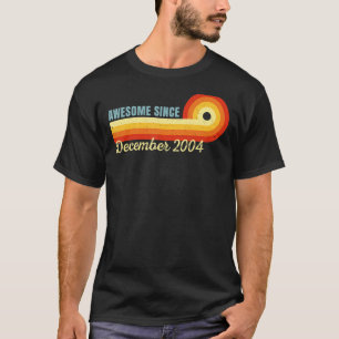 18 Jahre alt Phantastisch seit Dezember 2004 Retro T-Shirt