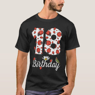18 Jahre alte Ladybugs 2004 18. Geburtstagskamerad T-Shirt