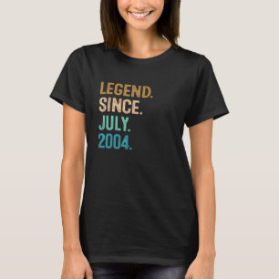 18 Jahre alte Legende Seit Juli 2004 18. Geburtsta T-Shirt