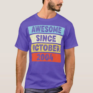 18 Jahre Phantastisch seit Oktober 2004 18. Geburt T-Shirt