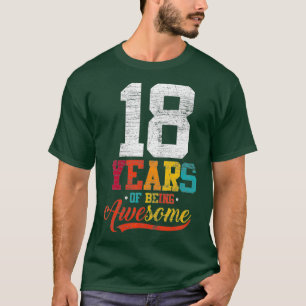 18 Jahre Phantastische Geschenke im Alter von 18 J T-Shirt