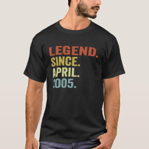 18 Jahre Vintag im April 2005 18. Geburtstag 1 T-Shirt