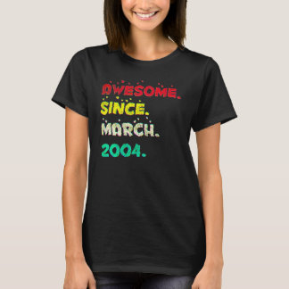 18-jähriger März 2004 3 T-Shirt