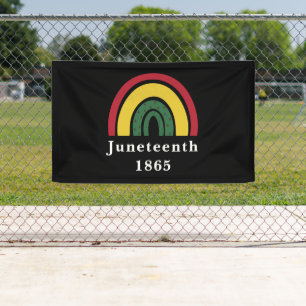 18. Juni 1865 Afrikanische Amerikanische schwarze  Banner