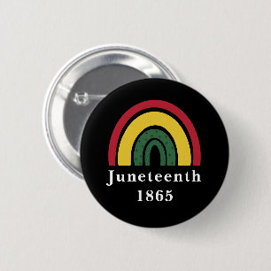18. Juni 1865 Afrikanische Amerikanische schwarze  Button