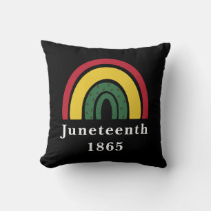 18. Juni 1865 Afrikanische Amerikanische schwarze Kissen