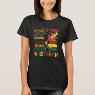 18. Juni 1865 Afrikanische Flagge Schwarze Königin T-Shirt