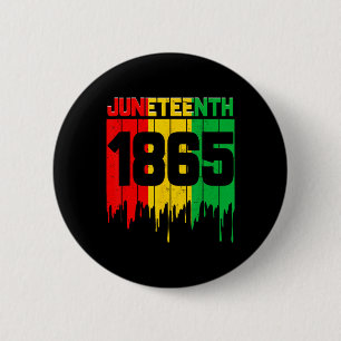 18. Juni 1865 Afrikanische Männer Frauen Junge Mäd Button