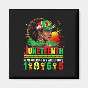 18. Juni 1865 Erinnerung an meine Vorfahren Afrika Magnet