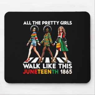 18. Juni 1865 Feiert Freiheit zum Blac Mousepad