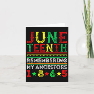 18. Juni 1865 Gedenken an die Junetät meiner Vorfa Karte